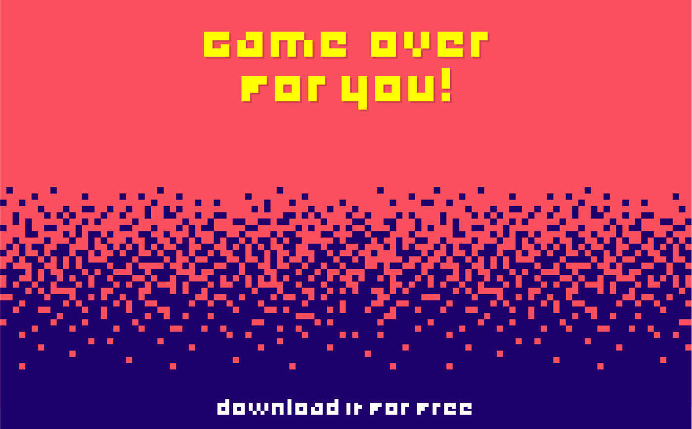 game over font